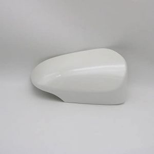 Convient pour To-yota Yaris 2012 2013 2014 2015 2016 2017 2018 2019 Couvercle de r&eacute;troviseur ext&eacute;rieur Coque de r&eacute;troviseur lat&eacute;ral de porte d'aile, blanc perl&eacute; droit (Yelschwa, neuf)