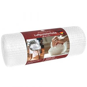 WEIDEBACH® Film à bulles à 2 couches, 8 m x 30 cm, pour une protection maximale du transport, rouleau de film à bulles indéchirable, épaisseur 60 μm, film de protection contre les dommages (S&F vente et commerce, neuf)