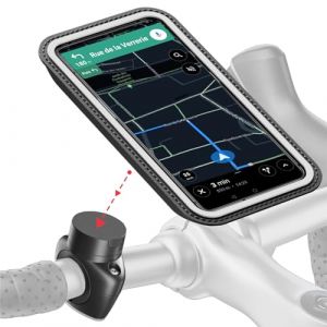 SHAPEHEART innovation fran&ccedil;aise, Support telephone v&eacute;lo magn&eacute;tique Pro avec pochette d&eacute;tachable imperm&eacute;able. Porte t&eacute;l&eacute;phone trottinette, VTT. Accessoire v&eacute;lo (MB-Fahrrad-DE |  Der E-Bike und Fahrrad Profi Shop, neuf)