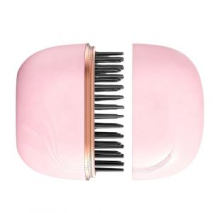 Peigne thermique sans fil &ndash; Brosse &agrave; cheveux 9 x 8 x 4 cm, fer &agrave; repasser en ABS, fer &agrave; repasser &agrave; chauffage rapide avec design rechargeable | Outil de coiffure portable pour femmes et professionnels (ChangPingTough, neuf)