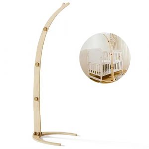 Promise Babe Bébé Mobile Support Bois Sol Design pour Lit Bébé Table à langer Chambre Bébé DIY Bois Mobile Support Châssis Mobile Support pour Suspension Mobile Cloche de Lit Floor Crib Holder Arm (Best for baby, neuf)