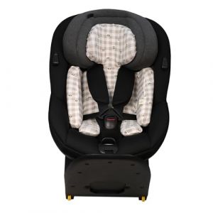 JYOKO KIDS Housse de Réducteur de Siège Auto Compatible avec MAXI COSI Mica (Maxi Cosi Mica I-Size, Picnic Vichy) (JYOKO, neuf)