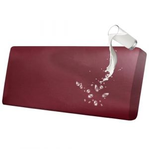 BXFUL Housse de Coussin Extensible de canapé imperméable, Simili Cuir Housse Coussin D'assise Antidérapant Housse de siège de canapé pour canapé (Grand 4 Places,Vin Rouge) (ZIQIONG, neuf)