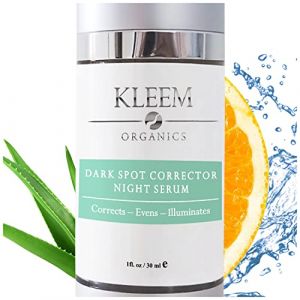 Sérum Anti-Taches Brunes Visage – Sérum Vitamine C & Acide Kojique | Éclat du Teint & Grain de Peau Uniforme | Taches Pigmentaires, Acné, Âge | Soin Naturel – 30ml Kleem Organics (Om Shanti Cosmetics, neuf)