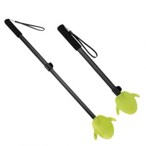 GXGM 1 Pi&egrave;ce Poteaux R&eacute;tractables en Aluminium D&eacute;chaussetteuse,2 en 1 Enfile bas de Contention Femme &eacute;lastique - Assistant de Retrait de Chaussettes pour Personnes &acirc;g&eacute;es et Handicap&eacute;es (GXGM, neuf)