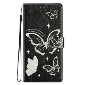 Enfant Fille &Eacute;tui pour Samsung Galaxy S20FE Housse en PU Coque &agrave; Rabat &Eacute;tui en Cuir Color&eacute; Etui &agrave; Rabat Porte-Carte et Antichoc Pochette pour Samsung Galaxy S20FE,Papillon Blanc (Bolong, neuf)