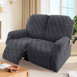 Housse de fauteuil inclinable en jacquard extensible pour fauteuils inclinables 1, 2, 3 places, protection lavable pour meubles pour Lazyboy, fauteuils électriques et housses de canapé adaptées aux (chaowuuk, neuf)