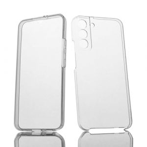 Max Power Digital Coque pour Samsung Galaxy S22 Plus Silicone Transparent Housse Antichoc Double Face 360 Degrés Etui Arrière et Avant - Protection Complète de Votre Téléphone Portable (Max Power Digital, neuf)