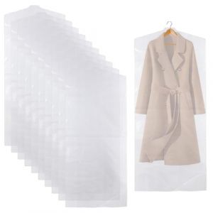 Gekamoyue 10 Pièces Housses de Vêtements 60 × 140cm, Mites Vetements, Housses de Vêtements, Anti Poussière Etanche Mite Humidité (Wen Jian Uk, neuf)
