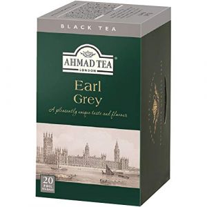 Ahmad Tea - Thé noir Ahmad Earl Grey - Boite de 20 sachets (HOP CAFE, neuf)