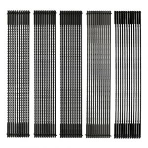 Goshoppers 60 Pi&egrave;ces Lames de Scie &agrave; Chantourner,127mm TPI 10/15/18/20/24 Lame Scie a Chantourner Avec Ergot,Lame de Scie en Acier au Carbone pour Couper le Bois le M&eacute;tal doux le Plastique (hiderfice, neuf)