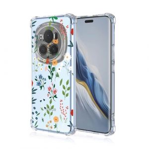 BORYA Transparent Coque pour Honor Magic6 Pro(Honor Magic 6 Pro), Tr&egrave;s Mince Antichoc Premium Silicone TPU Housse, Souple Soyeux &Eacute;tui avec &Eacute;l&eacute;gant Simple Motif, A95 (Boerya, neuf)