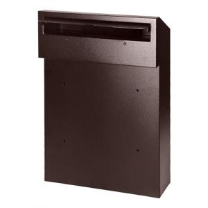 Miratic Boite aux Lettres 2 Portes Encastrable à Installer dans Le Mur ou Clôture Boîte aux Lettres en Acier Galvanisé avec Clés Inclus Format C4 3 Variantes de Couleurs au Choix (Vermann, neuf)