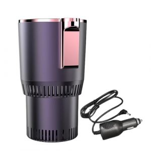 Chauffe-café pour voiture, porte-gobelets automobiles - Chauffe-café et refroidisseur de voiture 2 en 1,Extenseur de tasse de voiture antidérapant, porte-boisson de voiture, porte-bouteille d'eau pour (yansedw, neuf)