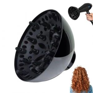 IKOPFLN Diffuseur Seche Cheveux Universel,Diffuseur Cheveux Boucl&eacute;s,Seche Cheveux Diffuseur Boucle R&eacute;glable de Cheveux Boucl&eacute;s Universel pour Coiffure Cheveux Boucl&eacute;s ou Ondul&eacute;s (IKOPFLN, neuf)