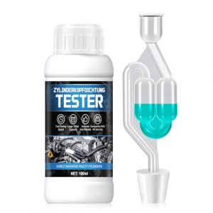 NoxGule Test Joint de Culasse, Test CO2 Joint de Culasse, Testeur Joint de Culasse, Testeur Liquide de Refroidissement, pour Joint de Culasse, Voitures, Camions Moteurs Refroidis par Eau, 100ml (zhenyingkeji, neuf)