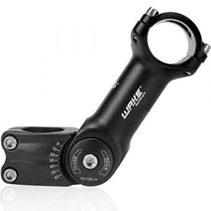 CYSKY Potence Réglable VTT 31,8 90mm/110mm/130mm 0-60° Degré en Alliage d'aluminium Potence VTT Potence pour vélo de Montagne, vélo de Route, VTT, BMX (130mm) (CYSKY SHOP, neuf)