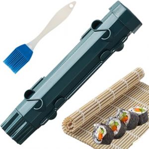 3 pi&egrave;ces Kit Sushi Complet, Sushi Maker, Kit Cuisine For Sushi Making, Appareil A Sushi Comprend Sushi Bazooka, Natte Sushi, Brosse, Set De Machines &agrave; Sushi Pour D&eacute;Butants (DINODANUBE TRADING, neuf)