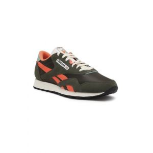 Reebok Baskets Classiques en Nylon pour Homme, Hunter Green Pump Craie Vintage Orange, 42 EU (TradeINN, neuf)