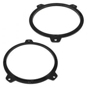 tomzz Audio 2804-010 Anneaux de Haut-parleurs Adaptateurs Supports compatibles avec BMW 3 E46 Porte Avant pour Haut-parleurs DIN 165mm (tomzz, neuf)
