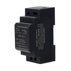 Stonenect Transformateur d'alimentation Rail Din Alimentation modulaire montable pour automatisation industrielle Boîtes de distribution Instrumentation Transformateurs (5V 3A HDR-30-5) (Stonenect, neuf)