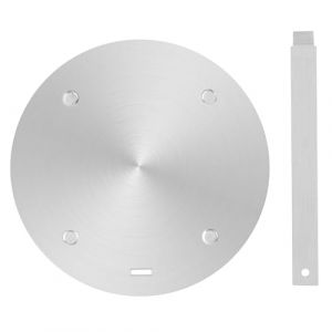DEARBAG Adaptateur Induction 20cm avec Poignée amovible, Disque Convertisseur de Plaque de Cuisson à Induction, Adaptateur Plaque Diffuseur de Chaleur pour Plaque Induction, Acier Inoxydable (surnamei, neuf)