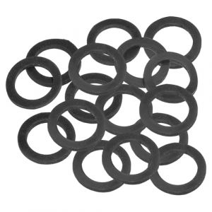 PATIKIL Joint Plat En Caoutchouc M20, Lot De 16, Diamètre Intérieur 20mm, Diamètre Extérieur 30mm, Épaisseur 3mm, Joint D'étanchéité Espaceur Pour Robinet Tuyau Raccordement Boulon, Noir (PATIKIL UK, neuf)