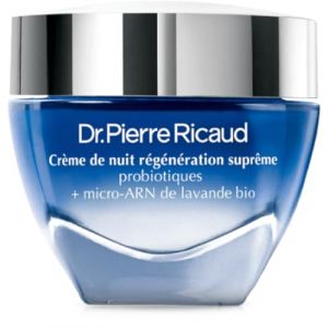 Dr Pierre Ricaud Cr&egrave;me de Nuit R&eacute;g&eacute;n&eacute;ration Supr&ecirc;me - Creme pour le Visage aux Probiotiques et Micro-ARN de Lavande Bio - Soin Anti-Age pour Femme - 40ml (Dr. Pierre Ricaud, neuf)