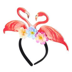 Ipetboom bandeau flamant rose tout petit d&eacute;corations d'anniversaire de flamants roses Bandeaux pour les filles accessoire coiffe de flamant rose bandeau pour le carnaval Plastique (hikarish, neuf)