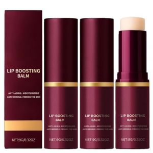 Baume Sérum Repulpant LèVres, Gloss Repulpant Levres, Baume Repulpant Levre Puissant, Lip Boosting Balm, Lip Plumpify Plumping Balm, Balm à Lèvres Hydratante, Effet Lumineux Et Non Collant (3PC) (xiaxiappa99, neuf)