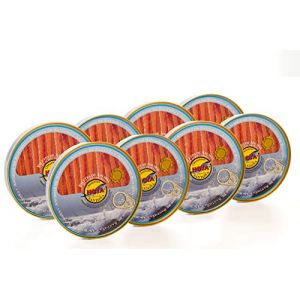 Anchois de Cantabrie Hoya Santo&ntilde;a - Pack 4 bo&icirc;tes de 170g/29 filets. Artisanat avec des anchois de Cantabrie &agrave; l'huile d'olive. (170g (Pack 8)) (Conservas del Cant&aacute;brico, neuf)