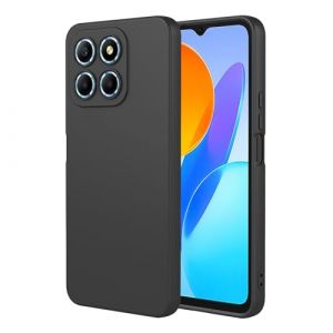 TAUYN Coque pour Honor 70 Lite/Honor X8 5G/Honor X6, Tr&egrave;s Mince Doux Liquide Silicone Housse, TPU Silicone Antichoc Protection Etui, Noir (Kuaigu, neuf)