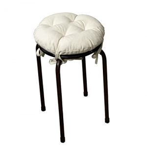 Générique Coussin De SièGe De Tabouret Rond éPais, Coussin De Chaise AntidéRapant Super Doux, Coussin De Chaise De Salle à Manger De Couleur Unie (Diamètre:40cm(16inch), Beige) (HUALEMEI Store, neuf)