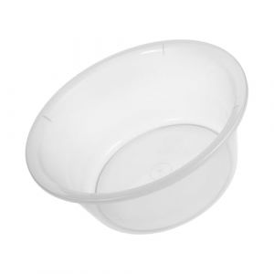 Sewroro Lavabo en Plastique Transparent Moyen Lavabo pour Salle de Bain et Salon Bassin Polyvalent Visage Pieds Usage Domestique et Bain Relaxant (allDUO, neuf)