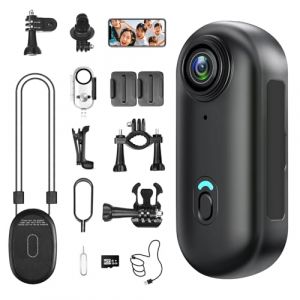 LXMIMI Cam&eacute;ra d'action WiFi, Camera Sport 170&deg; Minicam&eacute;ra Sportive WiFi HD 1080P, Petite-cam&eacute;ra d'action, Cam&eacute;ra Vid&eacute;o V&eacute;lo, Cam&eacute;ra Casque avec de Multiples Accessoires pour la Moto et Le V&eacute;lo (hangdaouk, neuf)