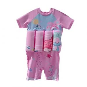 Brassard Piscine Enfant 8 Ans, Maillot De Bain Bouée Intégré Bebe Fille Flotteur Piscine Bébé Garçon Bouee Flottant Enfant Gilet Natation Sauvetage Flottaison Plouf Dinosaure Brassard Garcon Rose (VAN MIA, neuf)