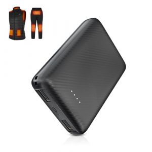 12000mAh Batterie Externe pour Gilet Chauffant，5V 2A Power Bank Rechargeable pour Veste Chauffante ，Smartphone et Sac de Couchage (UK_Amiable, neuf)