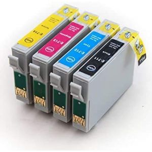 Multipack T0715 = T0711 T0712 T0713 T0714 pour imprimante EPSON SX 100 105 110 115 200 205 210 215 218 400 405 405 WiFi 410 415 510W 515W 600FW 610FW - Plein d'encre (Pleindencre, neuf)
