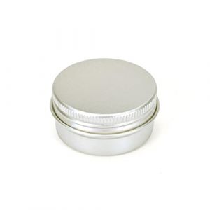 dijiusidy Bocal en aluminium vide avec couvercle Boîtes de rangement multi-tailles Boîte cadeau ronde rechargeable Cas Bijoux Bonbons Boucles d'oreilles Voyage, 20ml/39 * 20mm (biunety, neuf)