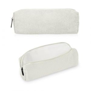 GIDWRIY Trousse &agrave; Crayon en Velours C&ocirc;tel&eacute;,Trousse Ecole Aesthetic,Trousses Scolaire,Pencil Case,Trousses Ronde Grande Capacit&eacute;,Fourniture Scolaire Pochette &agrave; Stylos,Sac de Rangement pour Crayon (GOLDEN COVE 2025, neuf)