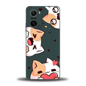 WUACYEAMING Compatible avec Coque Xiaomi Mi 11i 5G avec Protection de l'appareil Photo Coque en Silicone Liquide R&eacute;sistant aux Rayures Antid&eacute;rapant Antichoc Fine en TPU-Animaux Mignons (WUACYEAMING, neuf)