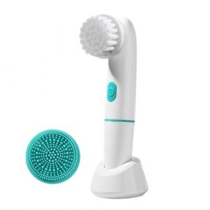 Nettoyeur facial portable | Brosse à récurer à ultrasons de 16 cm | Appareil de beauté rechargeable et étanche | Outil de nettoyage du visage des pores profonds avec massage par vibration, brosse en (xinwerty, neuf)