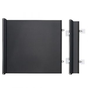 Barriere De Securite Retractable 0 &Agrave; 110cm - Barri&egrave;re De S&eacute;curit&eacute; Extensible pour B&eacute;b&eacute; Et Animaux Chiens - Filet De Protection Extensible Op&eacute;ration &Agrave; Une Main - Utilisation Int&eacute;rieure Et Ext&eacute;rieure (Bavokon-shop, neuf)