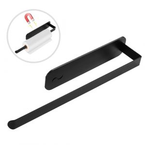 Porte Essuie Tout Mural Magn&eacute;tique, Support Essuie Tout sans Percage en Acier au Carbone, Porte Rouleau Essuie Tout &agrave; Forte Adsorption, Porte Serviette Salle De Bain sans Percage pour Cuisine (KaiHongHui, neuf)