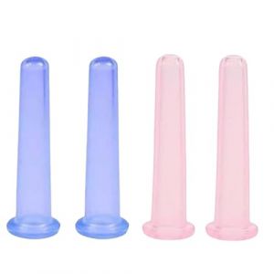 LiJuanWang Ventouses Visage Set pour Le Massage Ventouses du Visage et des Yeux,4 Pièces Mini Ventouses Anti Cellulite Ventouses de Massage pour la Peau du Cou de Visage (xinyujiekakejiyouxiangongsi, neuf)
