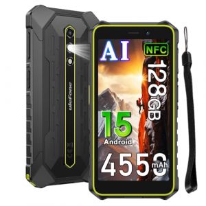 Ulefone Rugking 2 Pro Android 15 T&eacute;l&eacute;phone Portable Incassable, 4G Ruggedis&eacute; D&eacute;bloqu&eacute; 8GB+128GB/2To,&Eacute;cran 5.45'' 90Hz Smartphone Incassable,13MP Cam&eacute;ra Gemini AI,IP69K R&eacute;sistant &agrave; l'eau/3 Slot/NFC/OTG (TOSTINI S.R.L., neuf)
