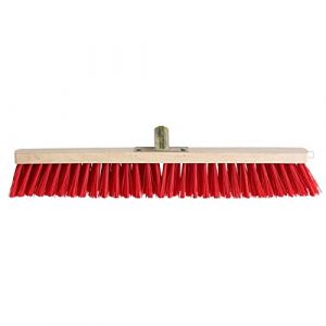 balai cantonnier monture bois douille fer avec manche cantonnier 1.40m (taille au choix) (32 cm) (Le Plus de l'Entretien, neuf)