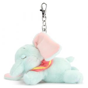 Disney Store Official Peluche Porte-clés Dumbo endormi, 13 cm/5", éléphant avec Porte-clés Amovible, Convient aux Enfants à partir de 1 an (Disney Store FR, neuf)