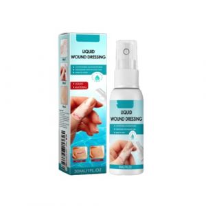 Pansement liquide en spray pour soulager les coupures - 30 ml - Bleu clair - 10,7 x 2,8 cm (Misyw, neuf)