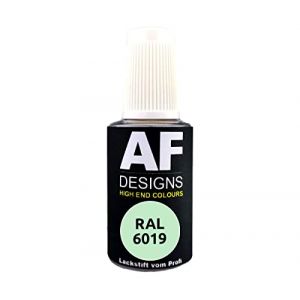 Alex Flittner Designs Stylo de retouche RAL 6019 BLANC VERT satin&eacute; 20ml Stylo de r&eacute;paration Acrylique Laque de retouche Peinture de r&eacute;paration Bois M&eacute;tal Meubles Salle de bain (2Store24, neuf)